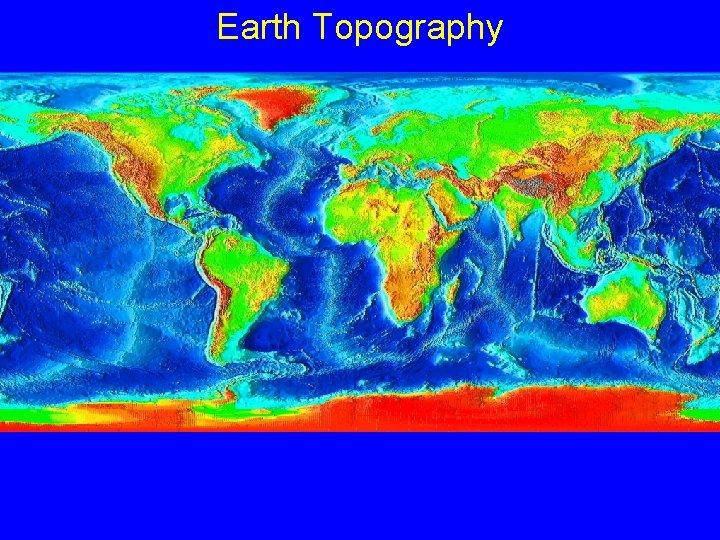 Earth Topography 