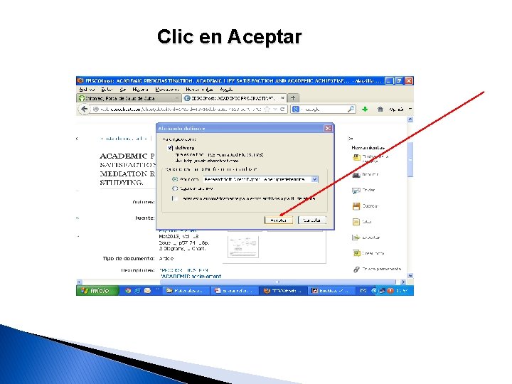 Clic en Aceptar 