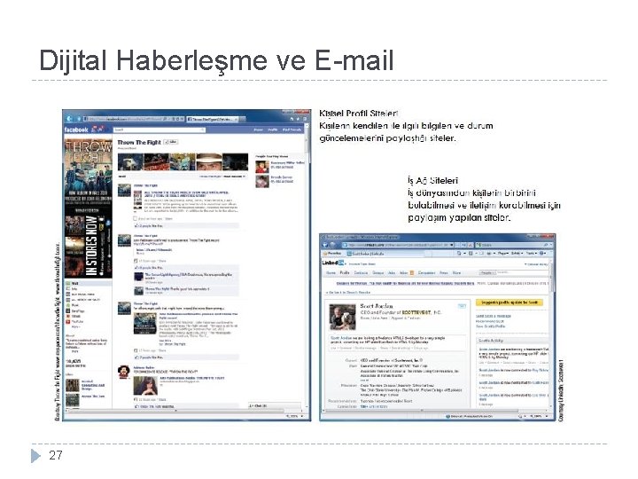 Dijital Haberleşme ve E-mail 27 
