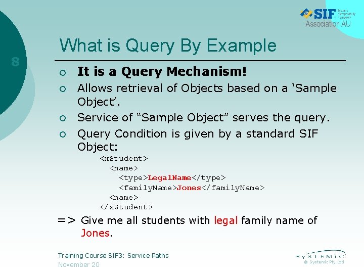 8 What is Query By Example ¡ ¡ It is a Query Mechanism! Allows