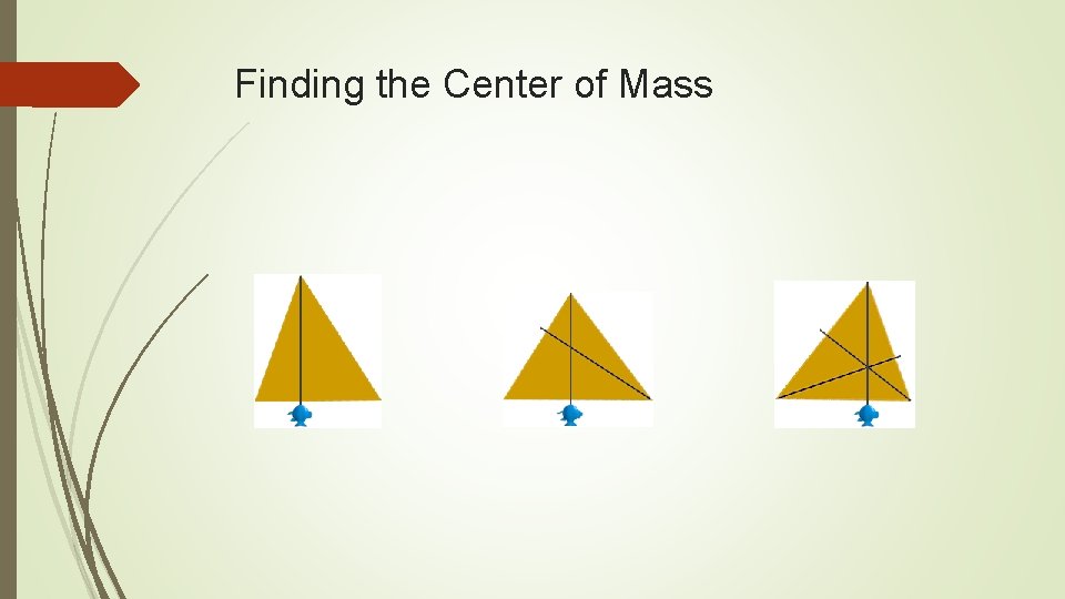Finding the Center of Mass 