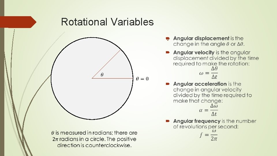 Rotational Variables 