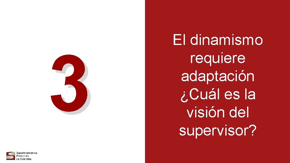 3 El dinamismo requiere adaptación ¿Cuál es la visión del supervisor? 
