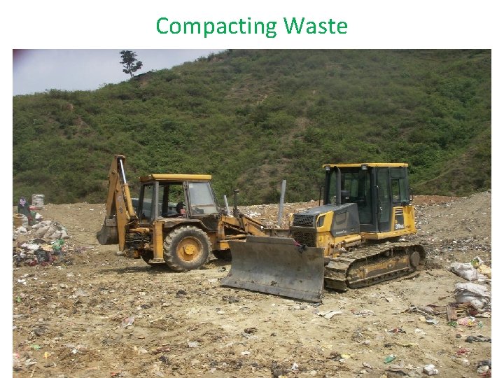 Compacting Waste 