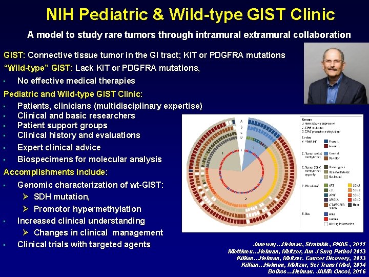 NIH Pediatric & Wild-type GIST Clinic A model to study rare tumors through intramural