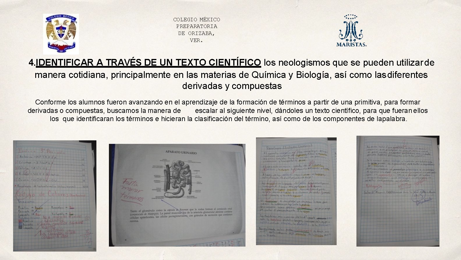 COLEGIO MÉXICO PREPARATORIA DE ORIZABA, VER. 4. IDENTIFICAR A TRAVÉS DE UN TEXTO CIENTÍFICO