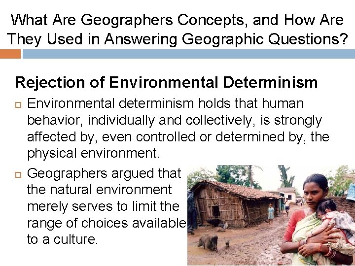 What Are Geographers Concepts, and How Are They Used in Answering Geographic Questions? Rejection