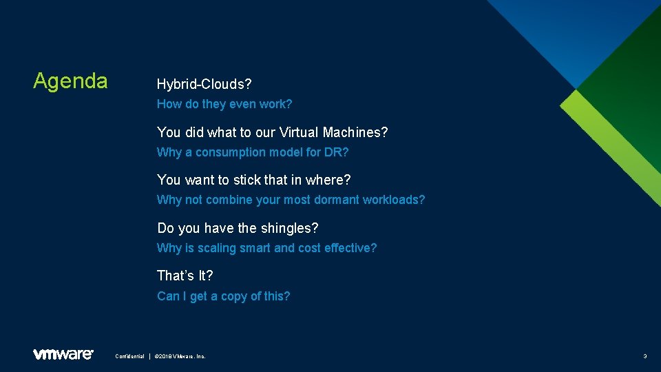 Agenda Hybrid-Clouds? How do they even work? You did what to our Virtual Machines?