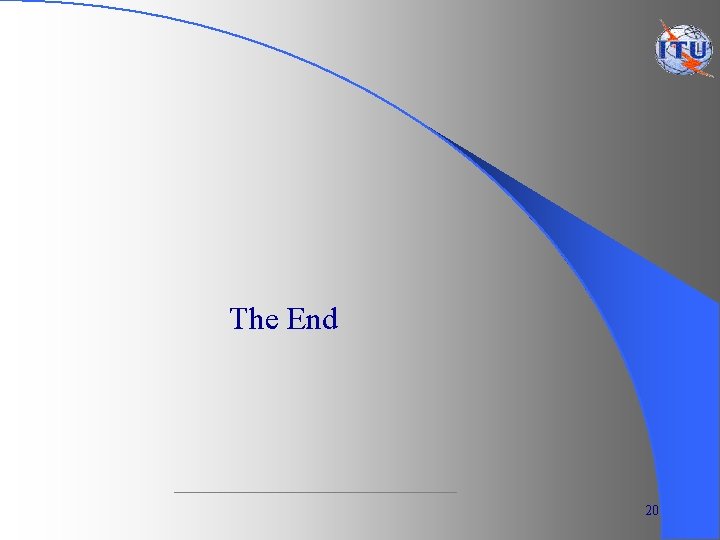 The End 20 
