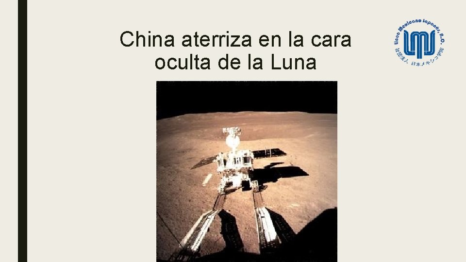 China aterriza en la cara oculta de la Luna 