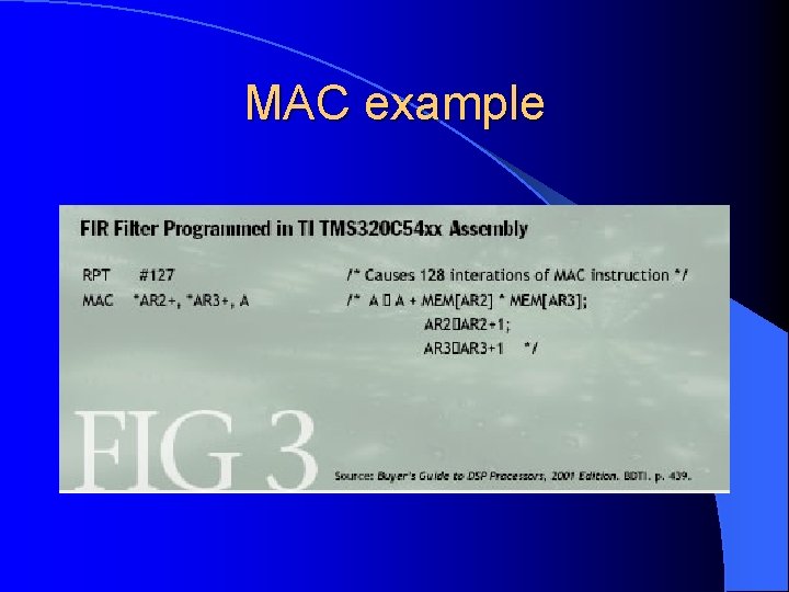 MAC example 