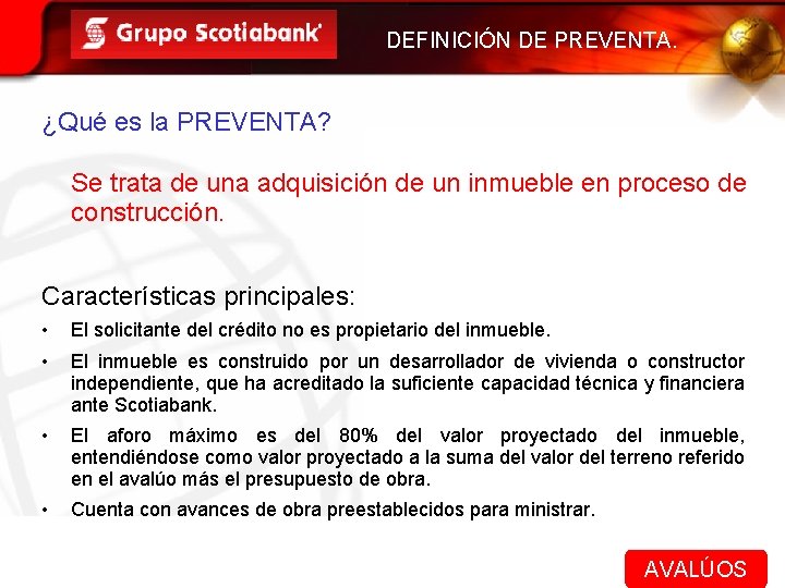 DEFINICIÓN DE PREVENTA. ¿Qué es la PREVENTA? Se trata de una adquisición de un