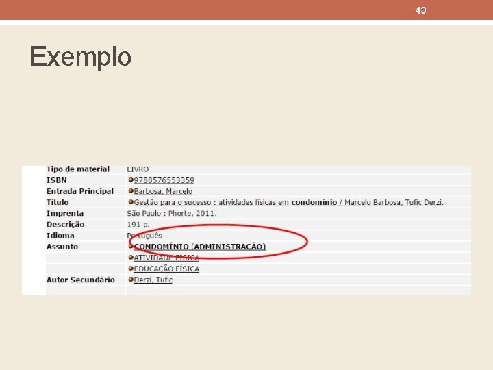 43 Exemplo 43 Exemplo