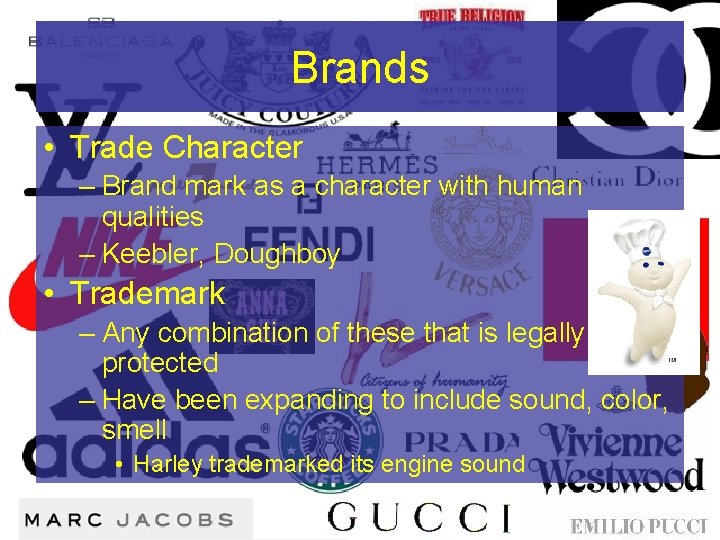 Brands • Trade Character – Brand mark as a character with human qualities –