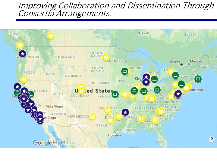 Improving Collaboration and Dissemination Through Consortia Arrangements. 