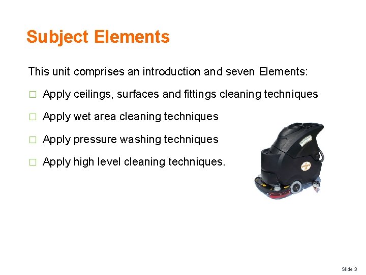 Subject Elements This unit comprises an introduction and seven Elements: � Apply ceilings, surfaces