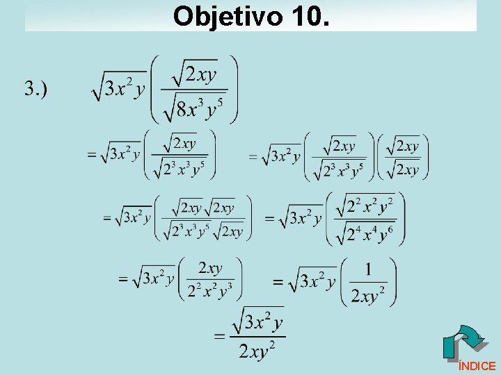 Objetivo 10. ÍNDICE 