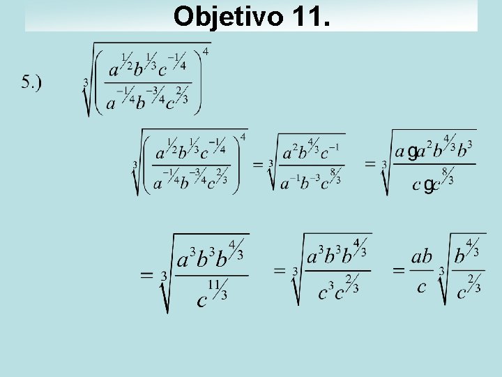 Objetivo 11. Objetivo 11.