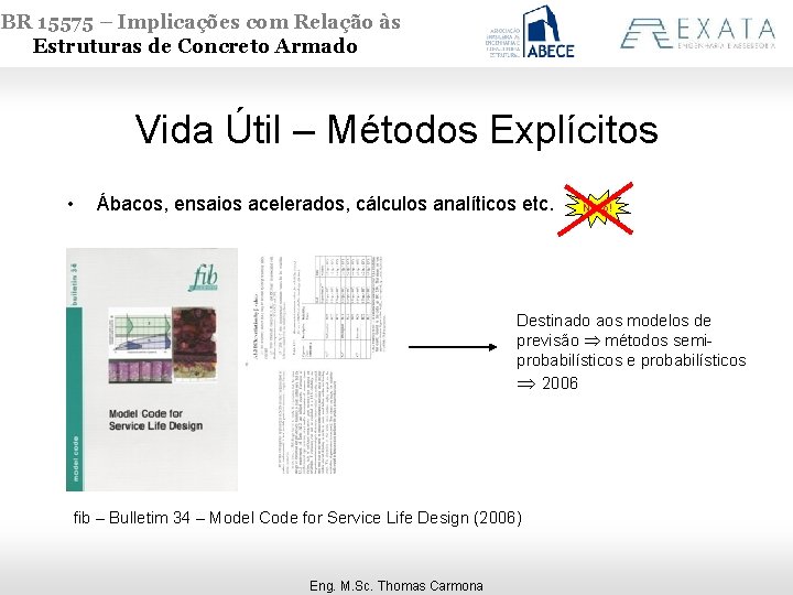NBR 15575 – Implicações com Relação às Estruturas de Concreto Armado Vida Útil –