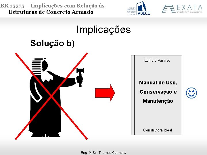 NBR 15575 – Implicações com Relação às Estruturas de Concreto Armado Implicações Solução b)