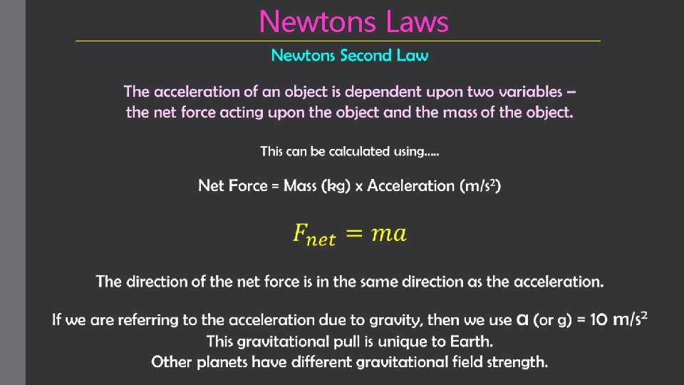 Newtons Laws 