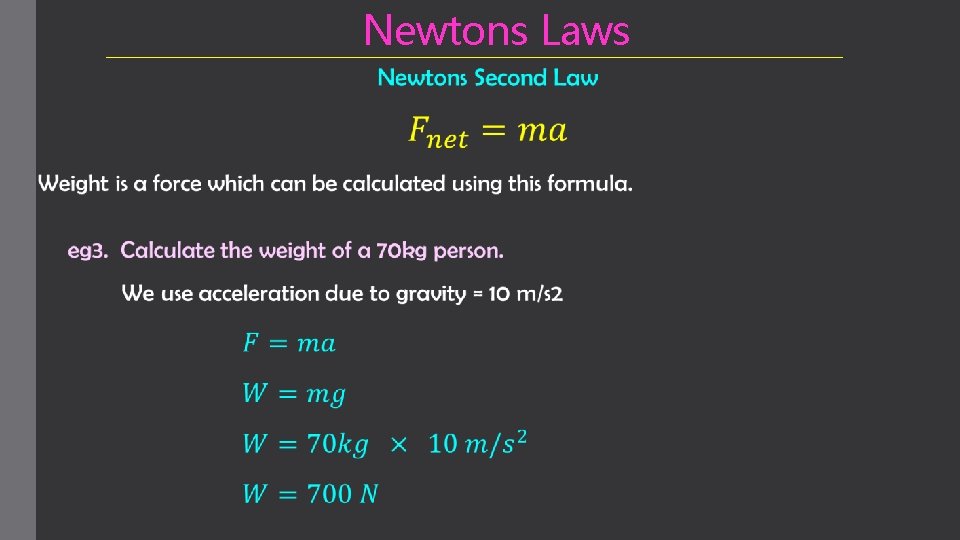 Newtons Laws 