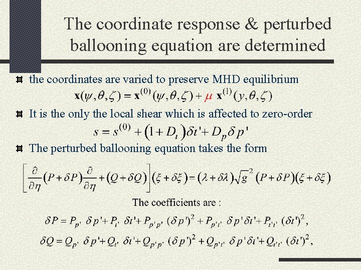 Influence of pressuregradient shear on ballooning stability a