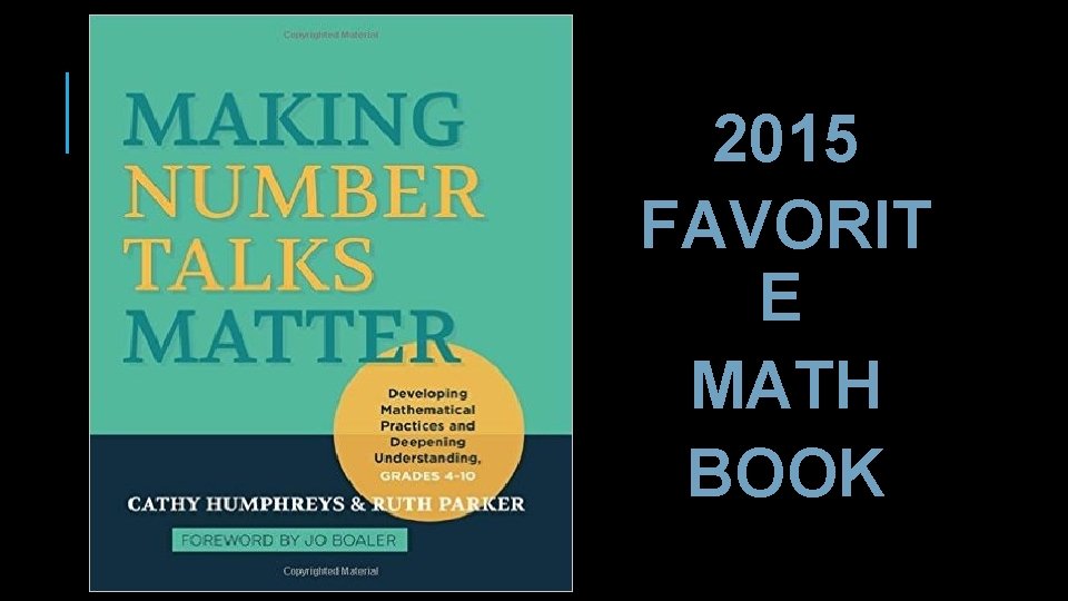  2015 FAVORIT E MATH BOOK 