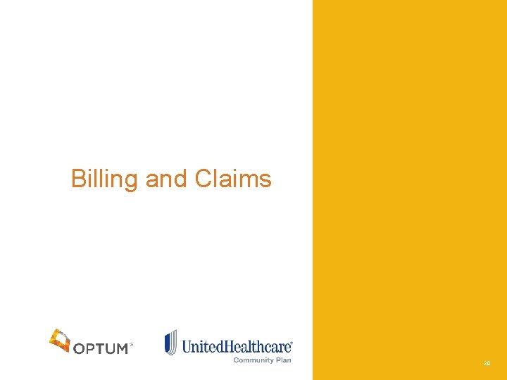 Billing and Claims 29 