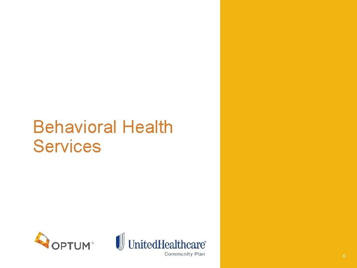 Behavioral Health Services 5 