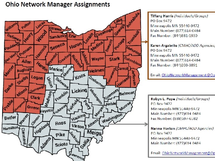 Optum Network Management Elizabeth D. Jackson, Network Manager § Phone: 804 -267 -5236 §