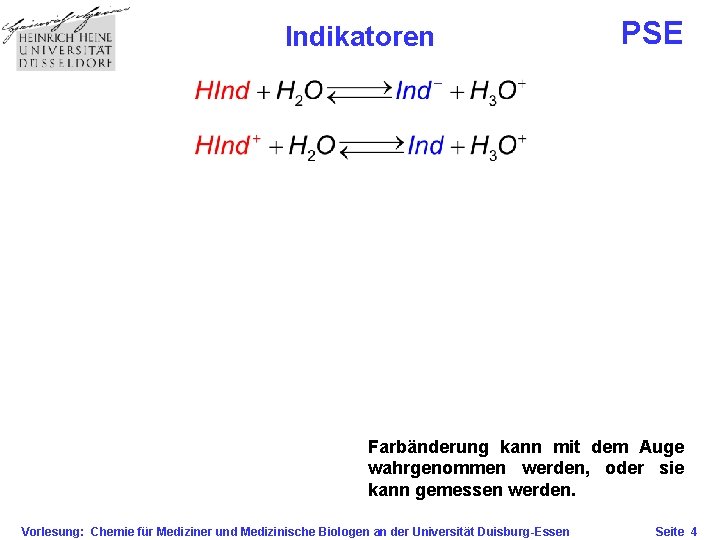 Indikatoren PSE Farbänderung kann mit dem Auge wahrgenommen werden, oder sie kann gemessen werden.