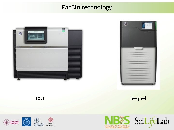 Pac. Bio technology RS II Sequel 