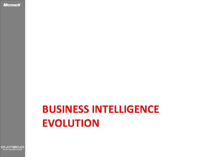 BUSINESS INTELLIGENCE EVOLUTION 
