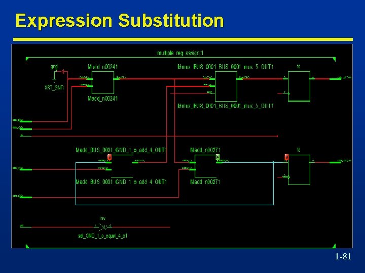 Expression Substitution 1 -81 