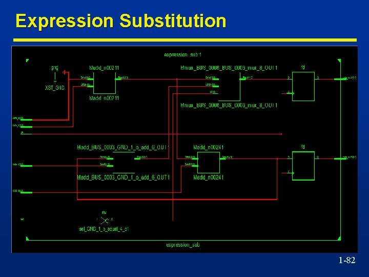 Expression Substitution 1 -82 