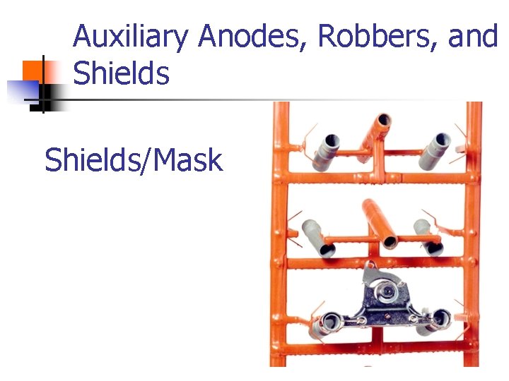 Auxiliary Anodes, Robbers, and Shields/Mask 