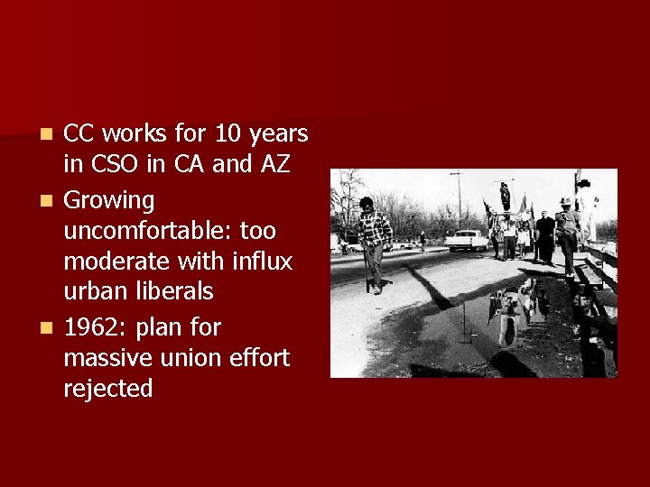 CC works for 10 years in CSO in CA and AZ n Growing uncomfortable: