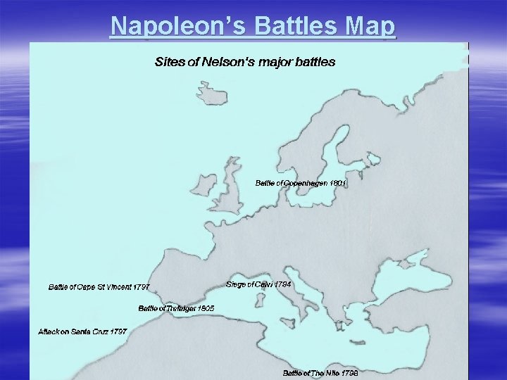 Napoleon’s Battles Map 