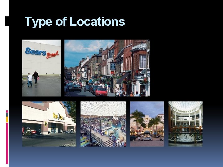 Type of Locations 