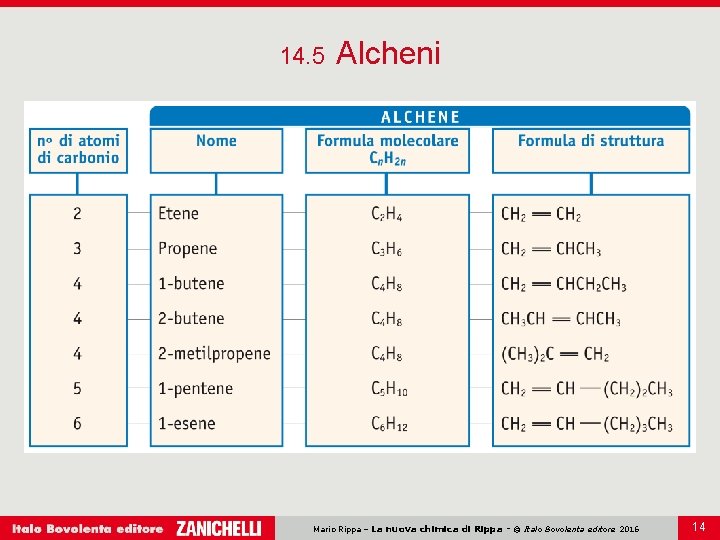 14. 5 Alcheni Mario Rippa – La nuova chimica di Rippa - © Italo 14. 5 Alcheni Mario Rippa – La nuova chimica di Rippa - © Italo