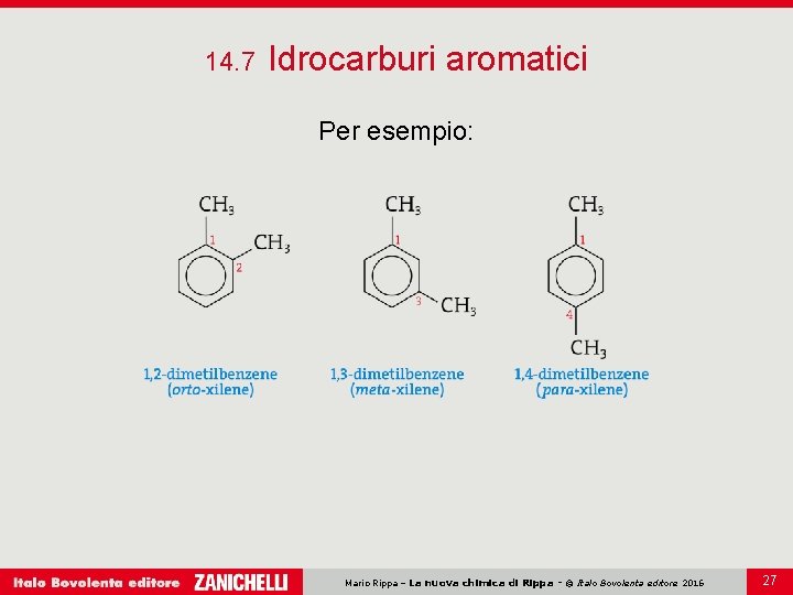 14. 7 Idrocarburi aromatici Per esempio: Mario Rippa – La nuova chimica di Rippa 14. 7 Idrocarburi aromatici Per esempio: Mario Rippa – La nuova chimica di Rippa