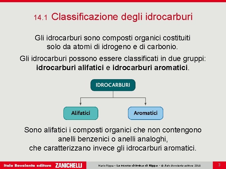 14. 1 Classificazione degli idrocarburi Gli idrocarburi sono composti organici costituiti solo da atomi 14. 1 Classificazione degli idrocarburi Gli idrocarburi sono composti organici costituiti solo da atomi