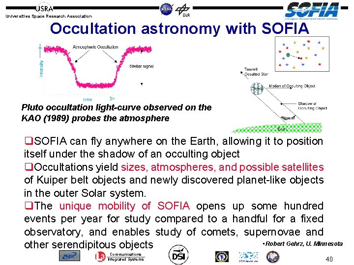 Universities Space Research Association Occultation astronomy with SOFIA Pluto occultation light-curve observed on the