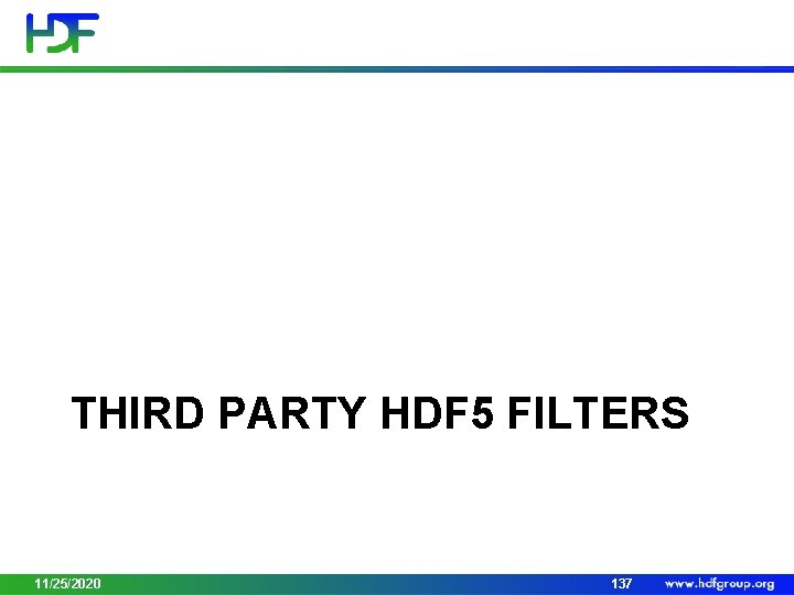 THIRD PARTY HDF 5 FILTERS 11/25/2020 137 