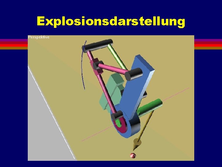 Explosionsdarstellung 