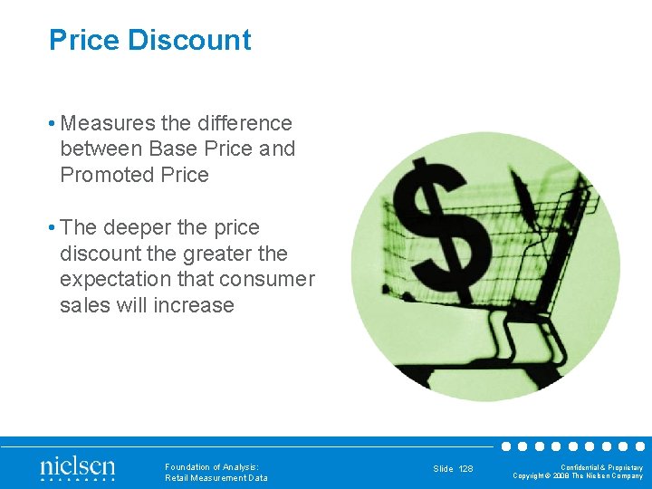 Price Discount • Measures the difference between Base Price and Promoted Price • The