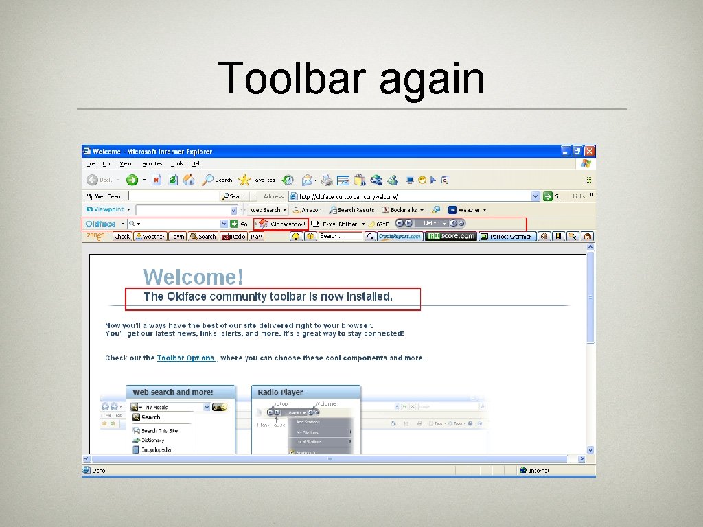 Toolbar again 