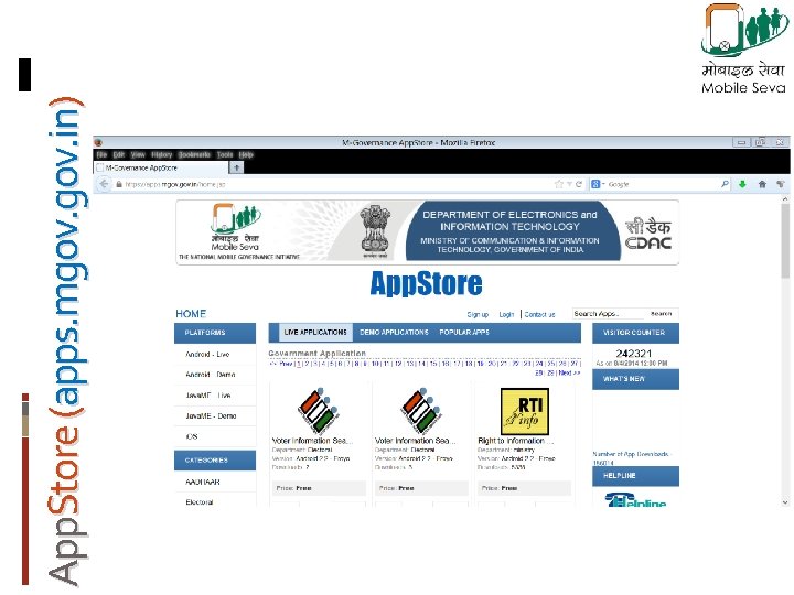 App. Store (apps. mgov. in) 