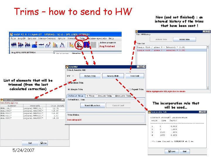 Trims – how to send to HW New (and not finished) : an internal